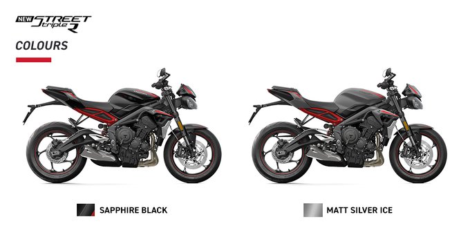 <p>The motorcycle will be available in Sapphire Black and Matt Silver Ice colour with Diablo Red &amp; Aluminium Silver decals, red wheel pinstripes and red rear sub-frame.&nbsp;</p>