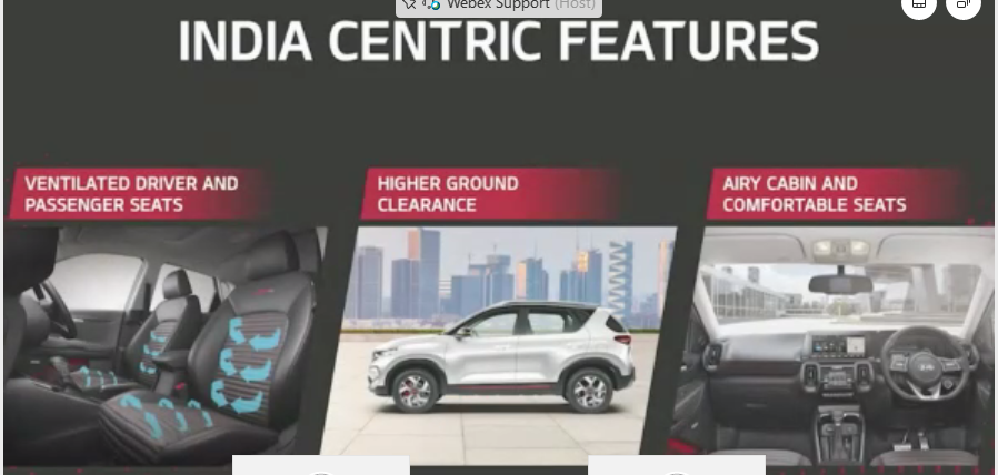 <p>The Kia Sonet has been developed for the indian market but will be exported to over 70 countries</p>