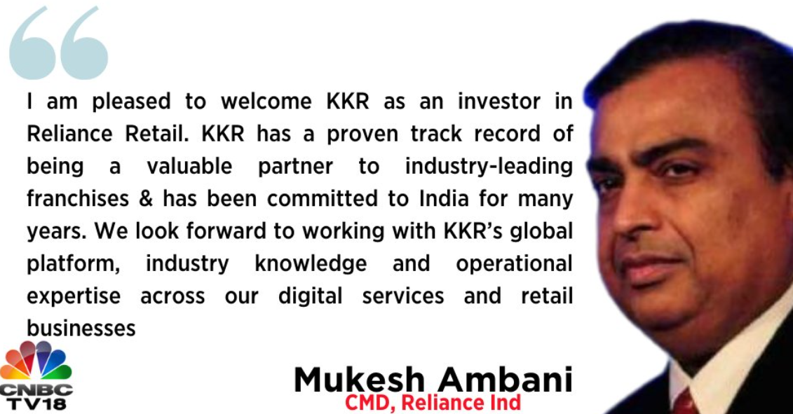  Here's what CMD Mukesh Ambani has to say about the deal 