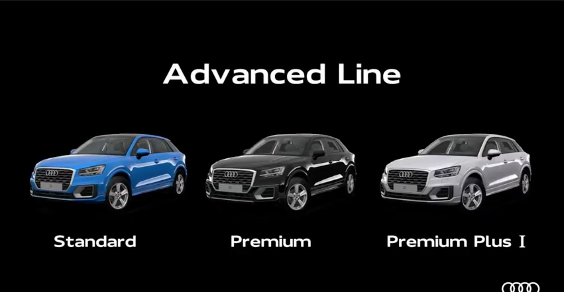 <p>Two broad design packages available for the Audi Q2 - the Advanced Line and Design Line, in five trims.&nbsp;</p>