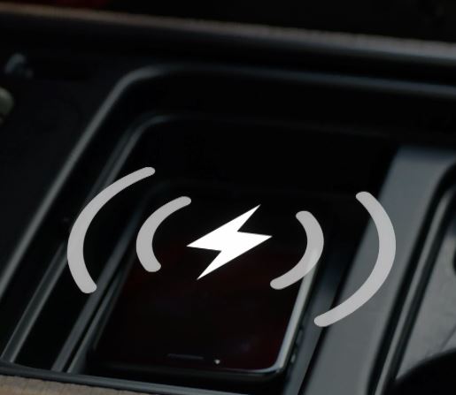 <p>Wireless charging is also available on the new defender</p>