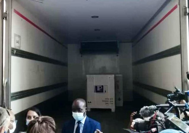   Made in vaccines arrive in Lesotho. (Image source: ANI) 

