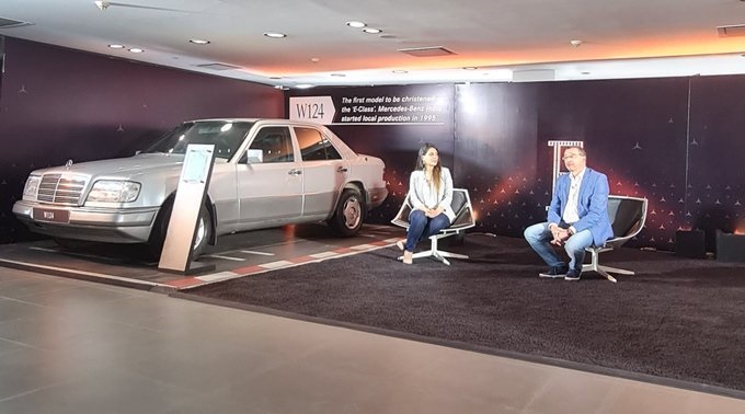 <p>We are live at the Mercedes-Benz launch of the updated E-Class, their flagship bestselling sedan in the country! And the story of the E-Class began with that car, the W124.</p>
