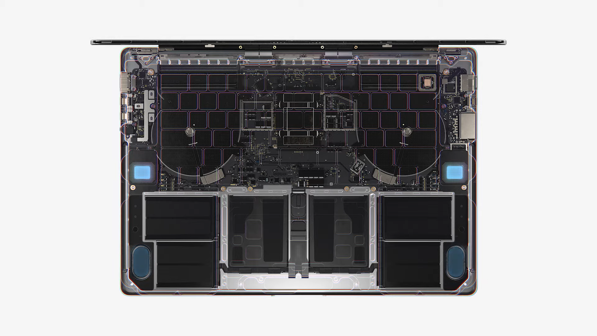  MacBook Pros: Better Sound and Mics! 

 Improved "studio quality" three-mic array with 60 percent lower noise floor. 

 16-inch features six-speaker sound system with two tweeters and four woofers. 