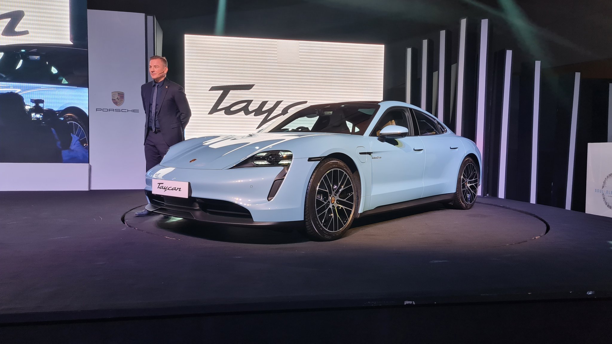 <p>The Porsche Taycan will be priced from Rs 1.5 crore</p>