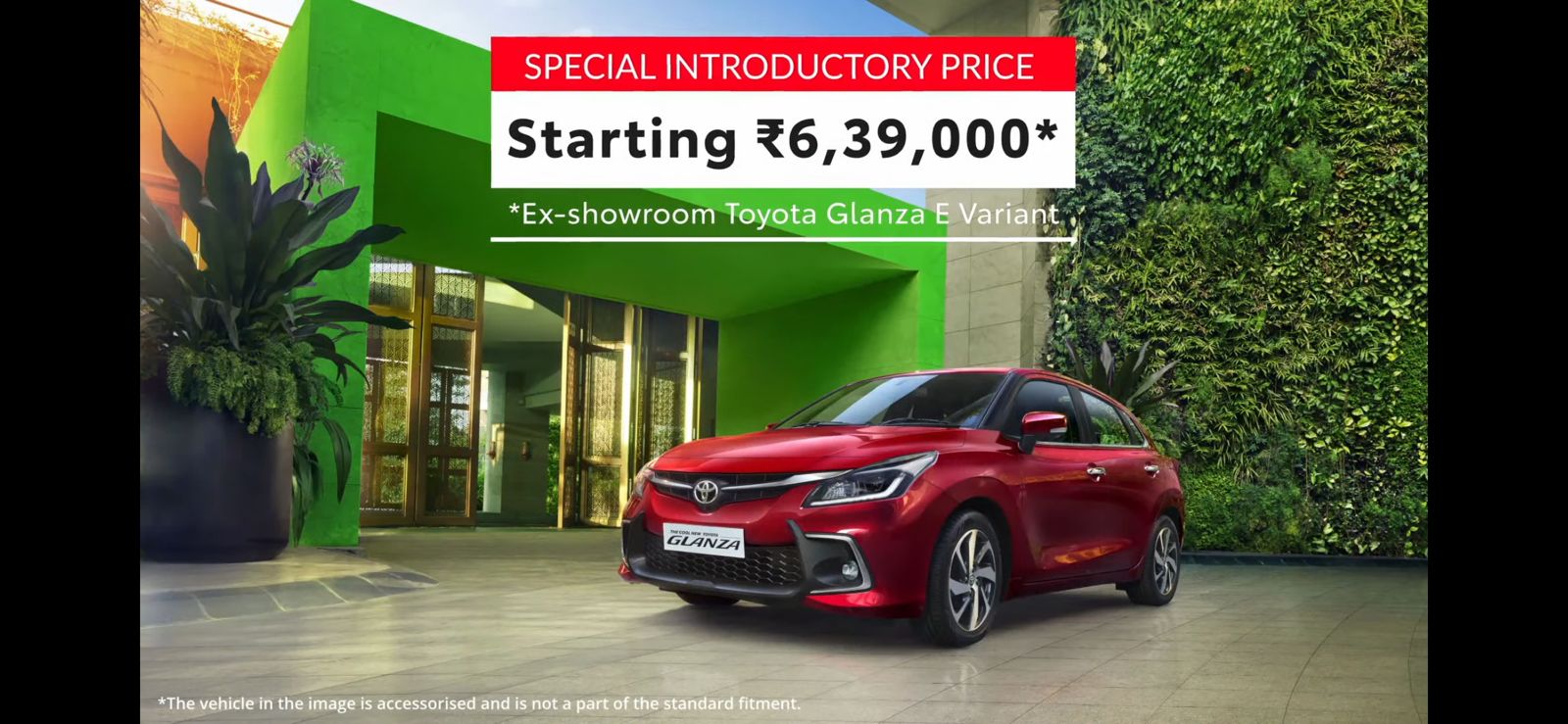 <p>The all-new Toyota Glanza comes with an introductory price of Rs 6.39 lakh</p>