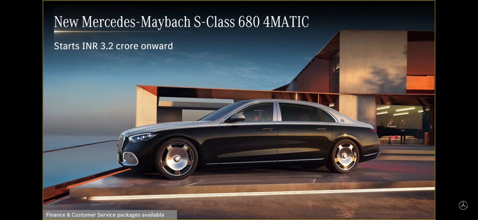 <p><font style="vertical-align: inherit;"><font style="vertical-align: inherit;">The Mercedes Maybach S680 is priced at Rs 3.2 crore</font></font></p>