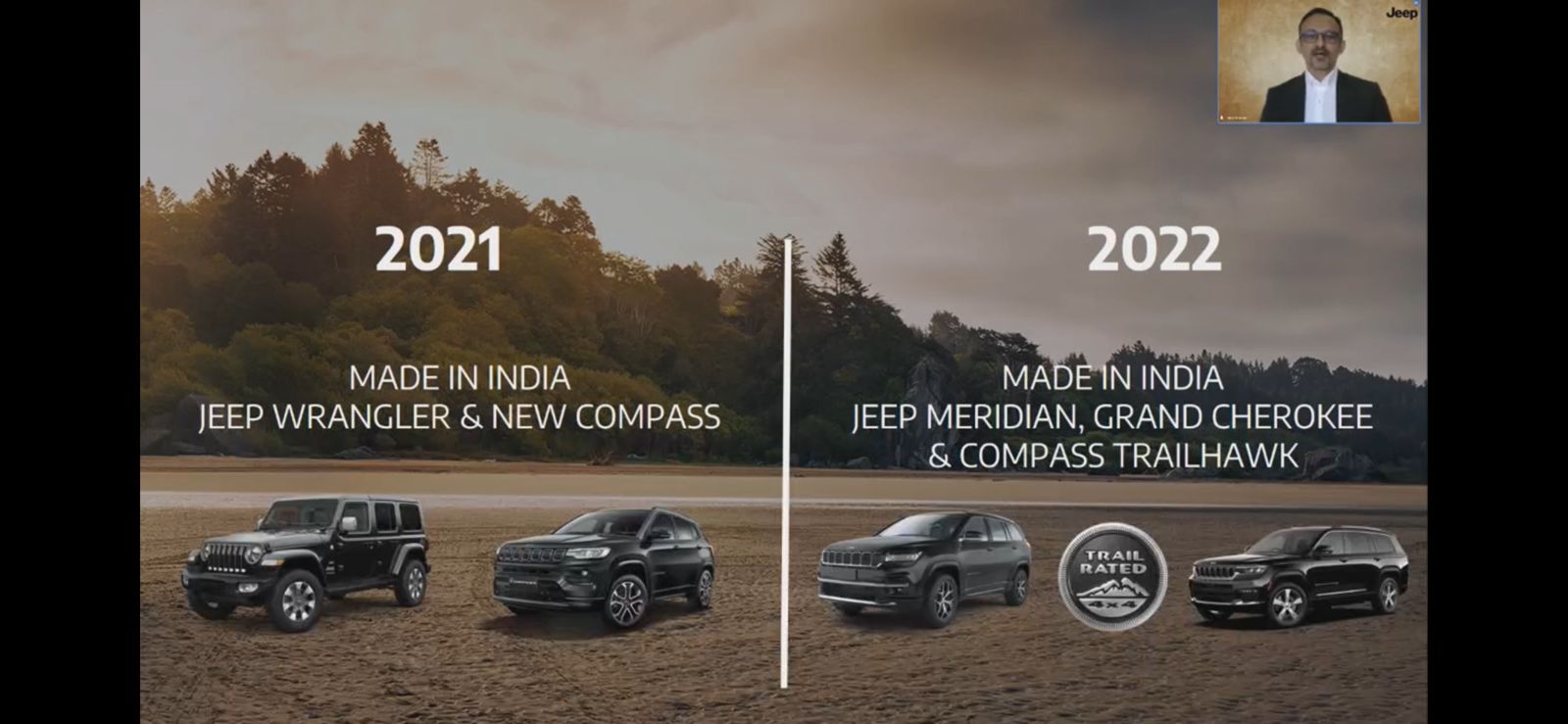 <p>Jeep currently locally assemble the Jeep wrangler and the Jeep Compass in India. They plan on locally assembling the Jeep Meridian, Jeep Cherokee and Jeep Compass Trailhawk as well.</p>