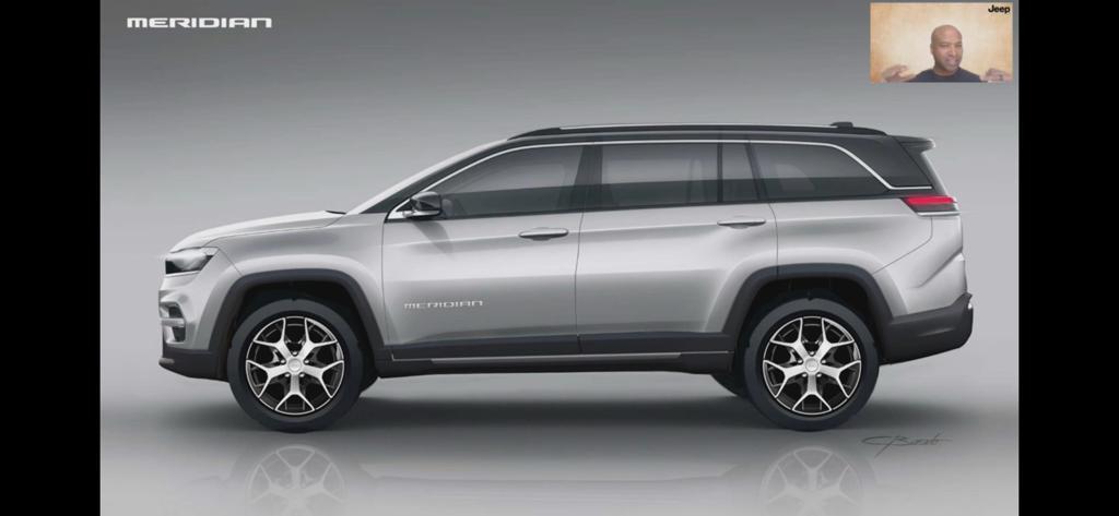 <p>The Jeep Meridian&nbsp;boasts a very sturdy side profile&nbsp;</p>