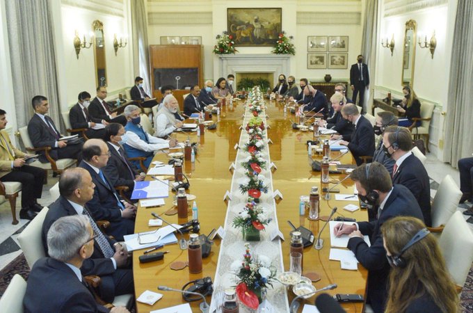  



 Prime Minister Narendra Modi tweeted: “My talks with PM Boris Johnson were wide-ranging and productive. We took stock of the ground covered in the India-UK friendship and also discussed new areas of cooperation. Sectors such as trade, commerce, defence, and clean energy figured prominently in our discussions.” 