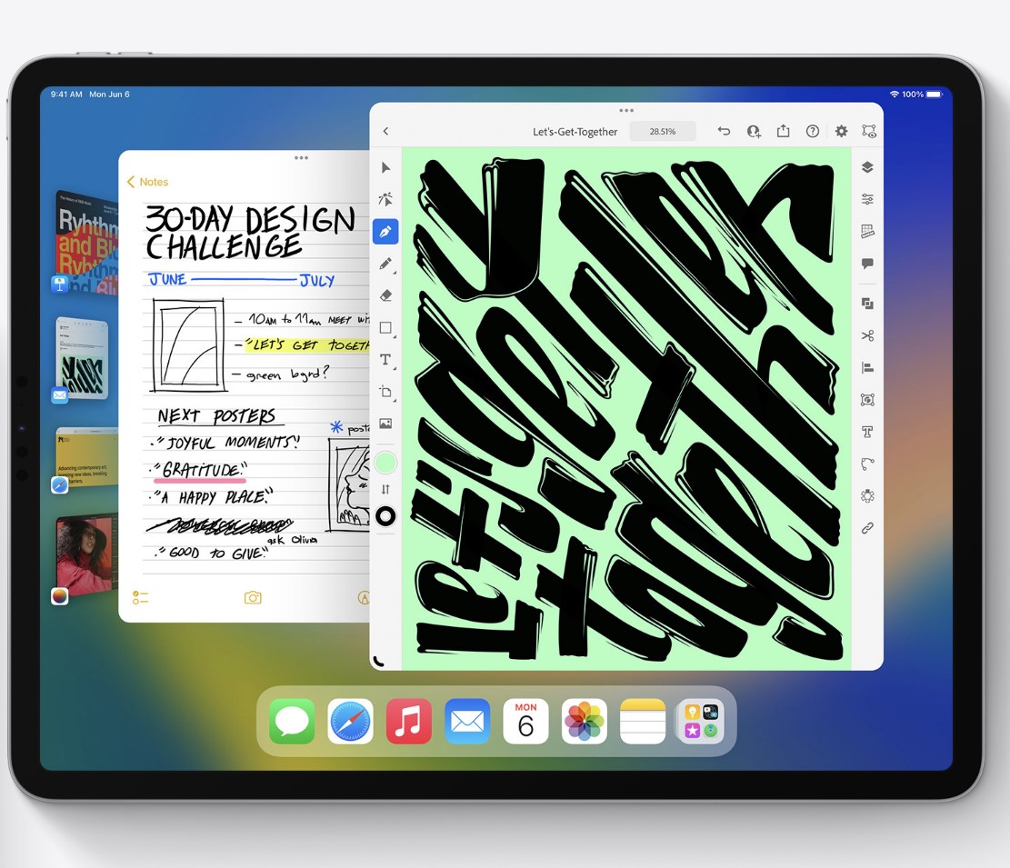  Last but not least is iPadOS 16! iPadOS 16 gives you powerful new ways to do more than ever. Share and communicate with the people who matter. 