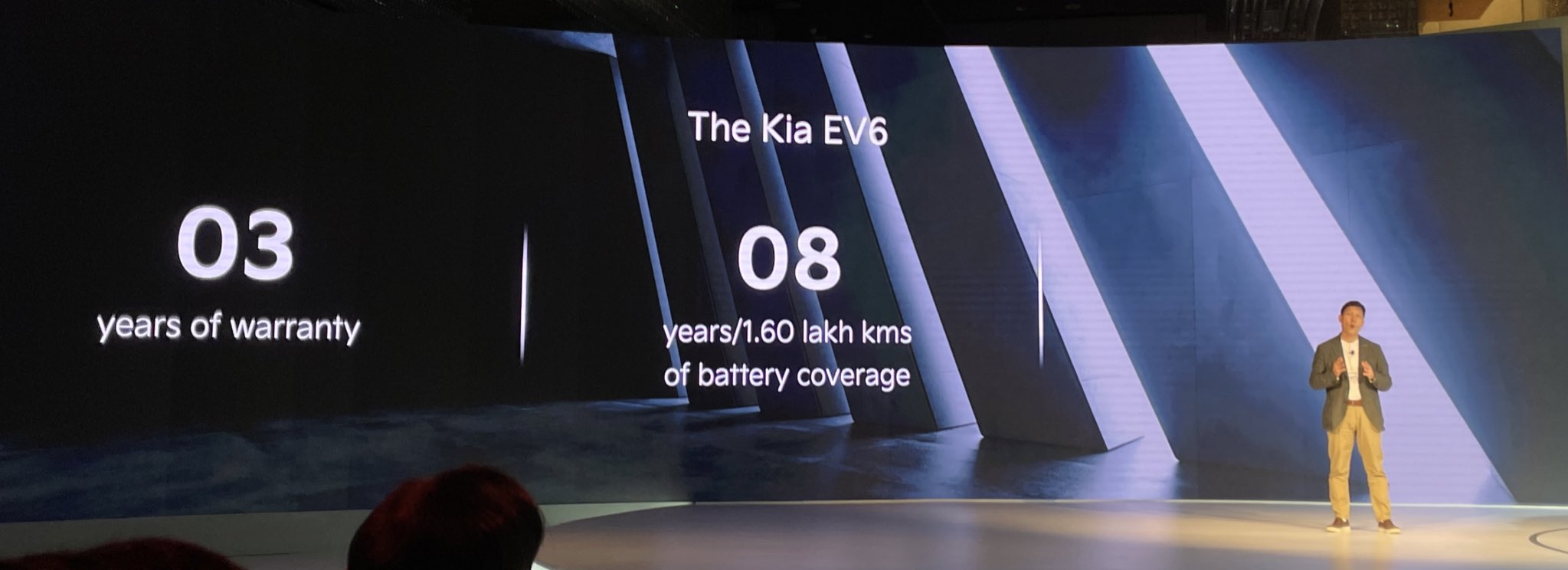 <p>Standard 8yr battery warranty, 3yr vehicle warranty, and 3yr around-the-clock roadside assistance with the Kia EV6</p>