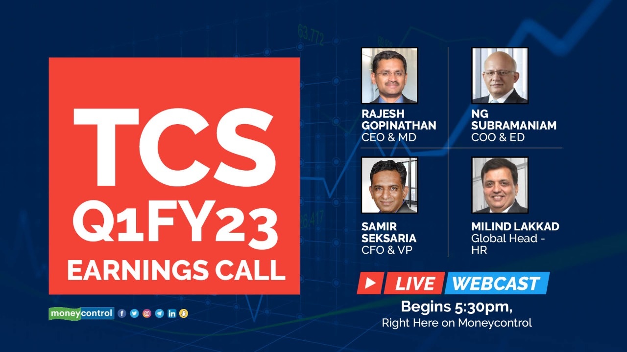 TCS Q1 Results |  Stay tuned for the latest updates from the earnings call at 5:30 pm.