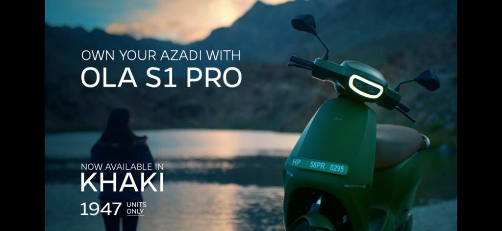 <p>Ola Electric has also launched a limited edition colour in the S1 Pro scoter with only 1,947 units to be manufactured</p>