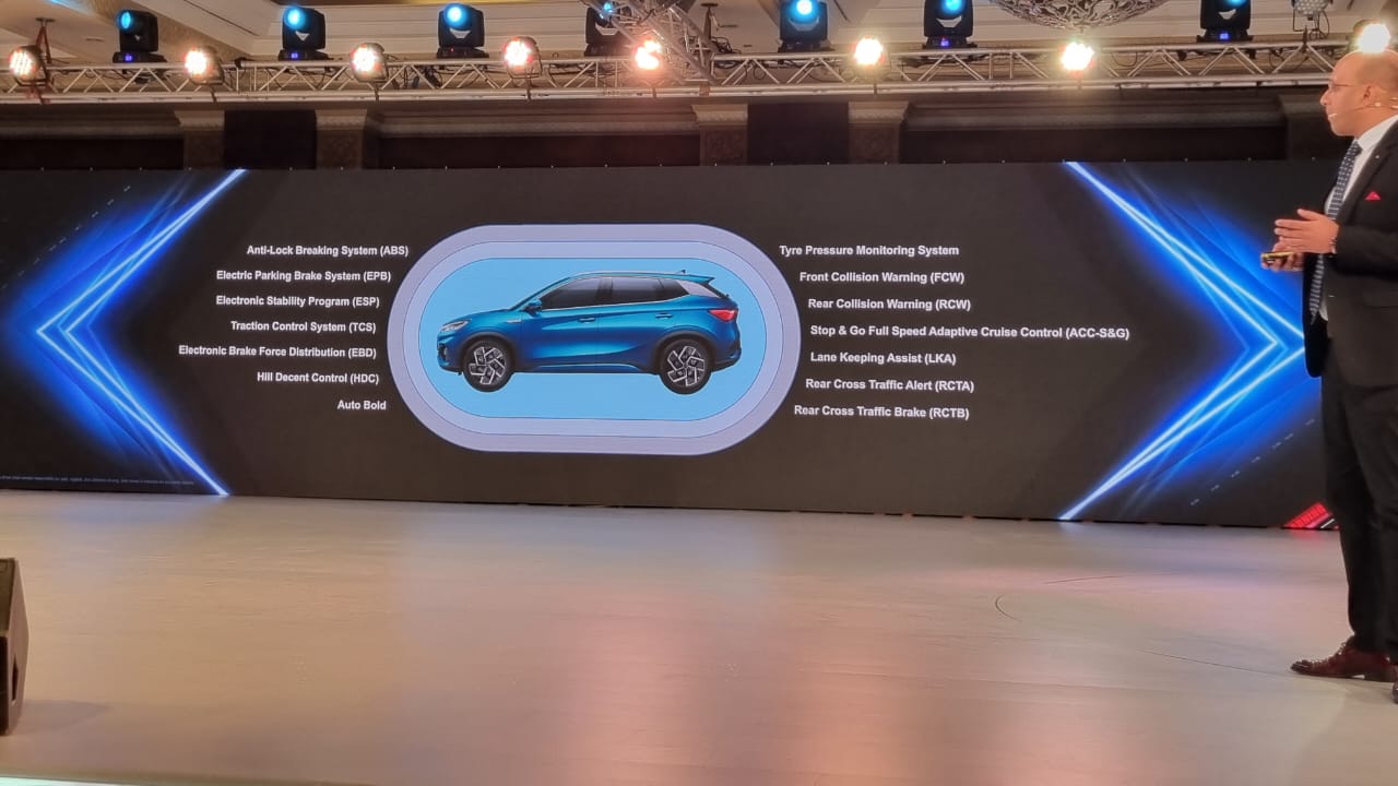<p>List of safety amenities on the BYD Atto 3</p>
