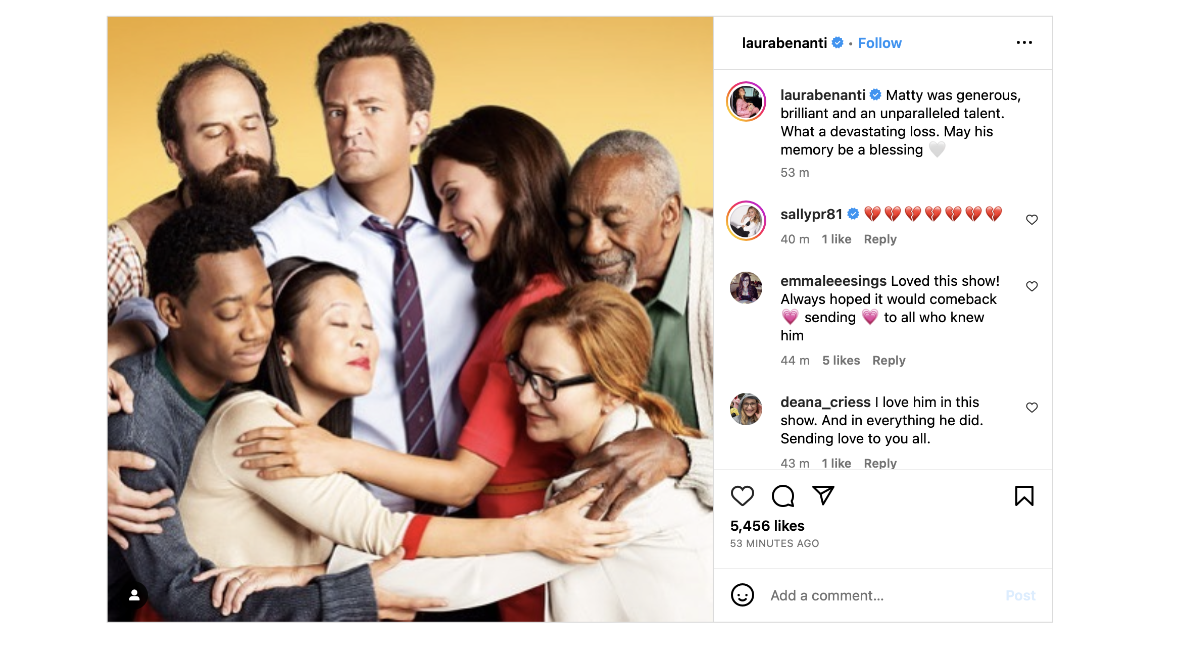 Matthew Perry Death News: Laura Benanti reacts to the news Matthew Perry Death News: Laura Benanti reacts to the news