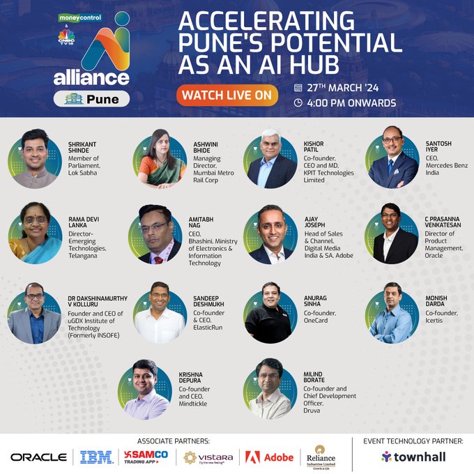 AI Alliance Pune: Engaging dscussions led by top experts commence at 4:00 PM AI Alliance Pune: Engaging dscussions led by top experts commence at 4:00 PM