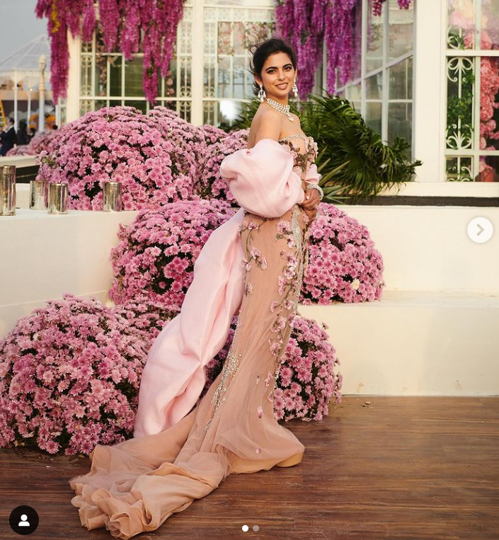Anant Ambani-Radhika Merchant Wedding LIVE: Isha Ambani posts her outfit for the cocktail party