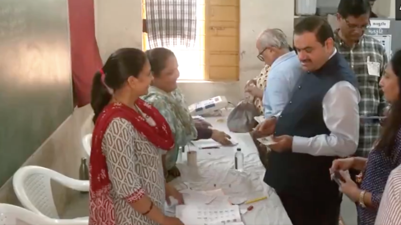 Gujarat Election 2024 Phase 3 LIVE: Adani group Chairman, Gautam Adani reaches the polling booth
